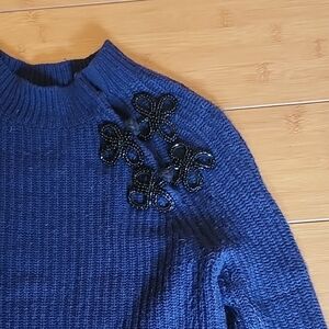 J. Crew Navy Ribbed Cardigan